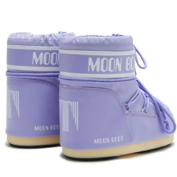 Moon Boot Purple Low Icon Snow Boot Moon Boots Lilac purple Snow Boots Short - Picture 12 of 17